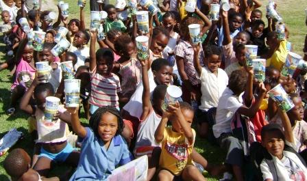 Missionvale Care Centre world cup group of kids
